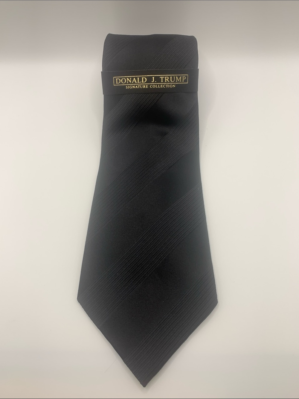 Signature Collection Black Men's Tie